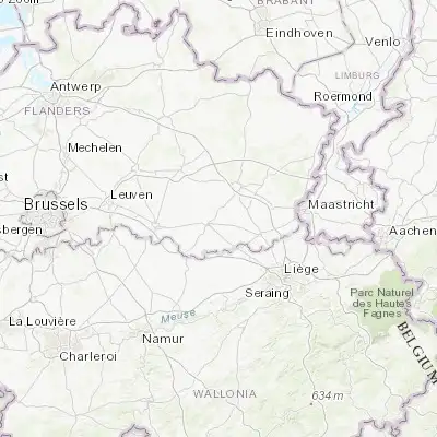 Map showing location of Zepperen (50.821390, 5.247690)