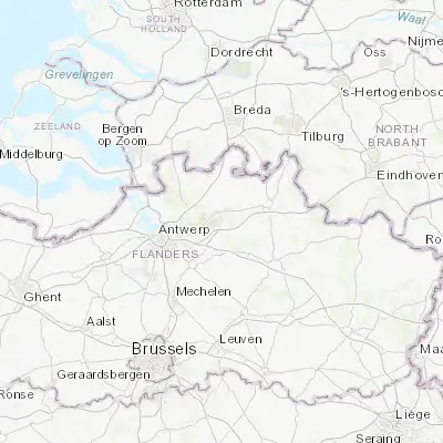 Map showing location of Zoersel (51.268250, 4.712960)
