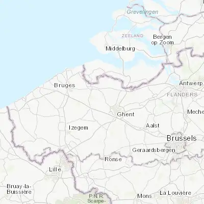Map showing location of Zomergem (51.119940, 3.564960)
