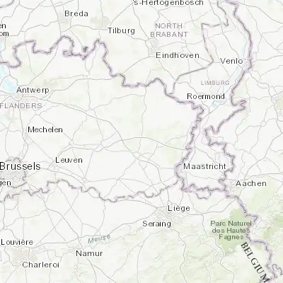 Map showing location of Zonhoven (50.990640, 5.368190)