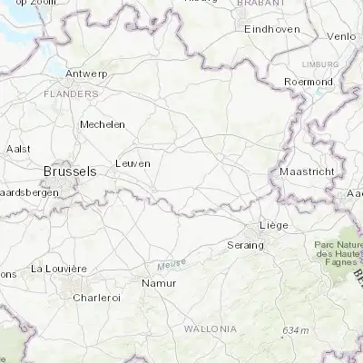 Map showing location of Zoutleeuw (50.833160, 5.103760)