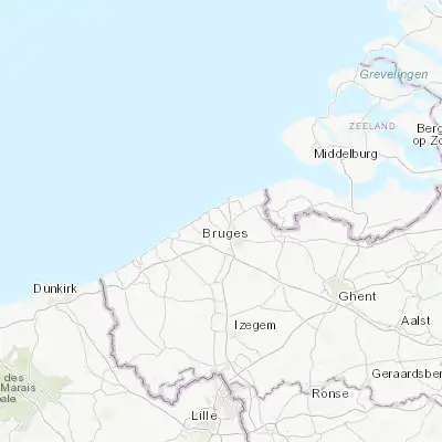 Map showing location of Zuienkerke (51.265110, 3.155060)