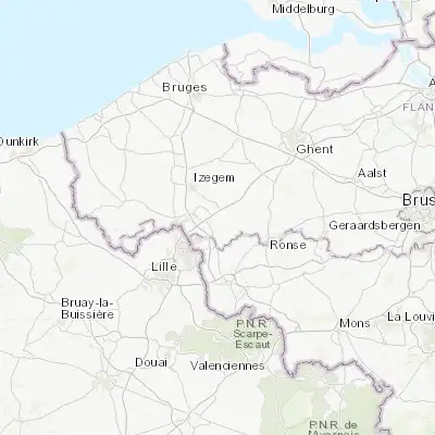 Map showing location of Zwevegem (50.812680, 3.338480)