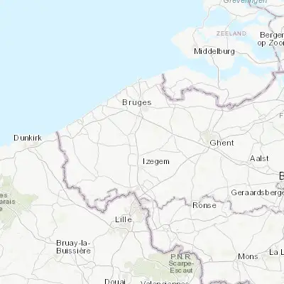Map showing location of Zwevezele (51.036830, 3.211860)