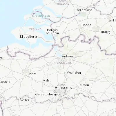 Map showing location of Zwijndrecht (51.219790, 4.326640)