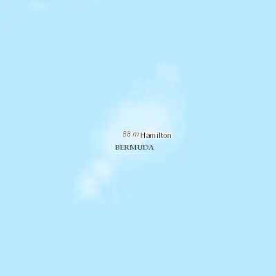 Map showing location of Hamilton (32.294900, -64.783030)
