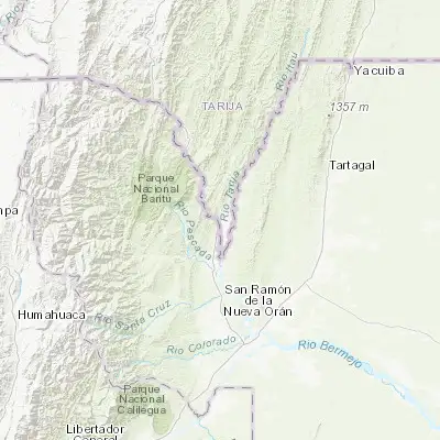 Map showing location of Bermejo (-22.732060, -64.337240)