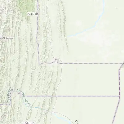 Map showing location of Boyuibe (-20.432270, -63.281470)