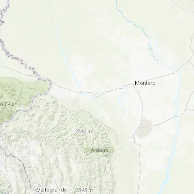 Map showing location of Buena Vista (-17.458300, -63.671260)