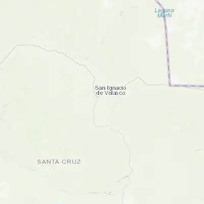 Map showing location of Concepción (-16.433330, -60.900000)