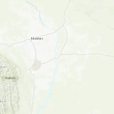 Map showing location of Pailón (-17.650000, -62.750000)