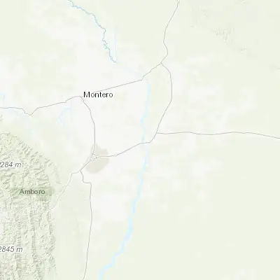 Map showing location of Puesto de Pailas (-17.650000, -62.800000)