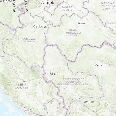 Map showing location of Bužim (45.053610, 16.032540)
