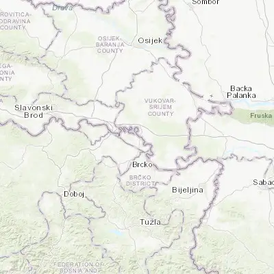 Map showing location of Donja Mahala (45.043270, 18.669960)
