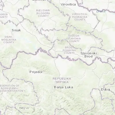 Map showing location of Gradiška (45.144840, 17.254530)