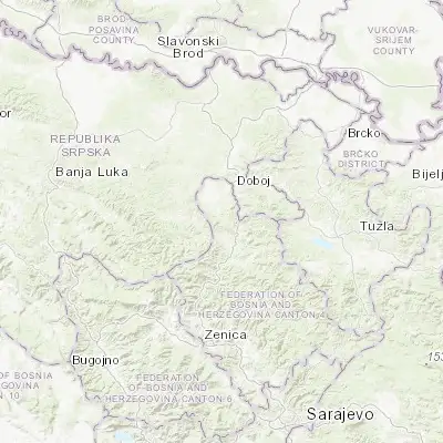 Map showing location of Karadaglije (44.570650, 18.017750)