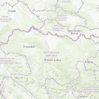 Map showing location of Laktaši (44.908570, 17.301350)