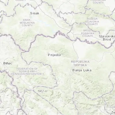 Map showing location of Lamovita (44.920180, 16.899330)