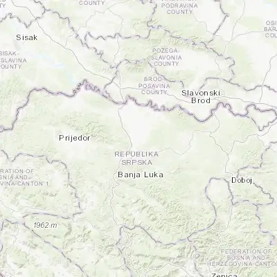 Map showing location of Maglajani (44.949750, 17.350140)