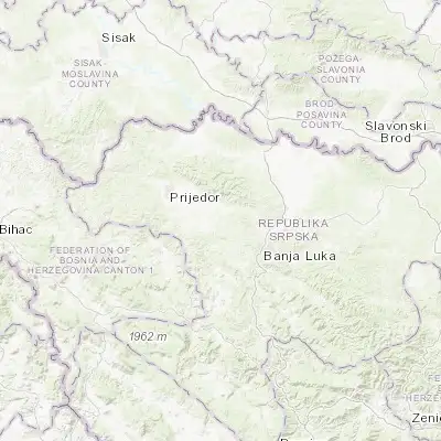 Map showing location of Piskavica (44.867170, 16.974640)