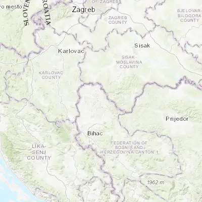 Map showing location of Varoška Rijeka (45.089360, 16.019060)
