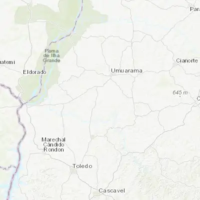 Map showing location of Alto Piquiri (-24.028060, -53.440560)