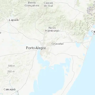 Map showing location of Alvorada (-29.990400, -51.078100)