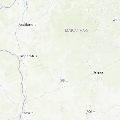 Map showing location of Amarante do Maranhão (-5.566670, -46.742220)