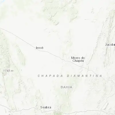 Map showing location of América Dourada (-11.455280, -41.436110)