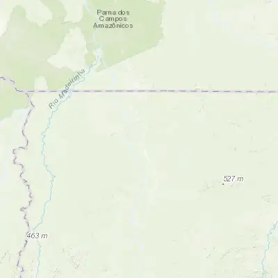Map showing location of Aripuanã (-9.166670, -60.633330)