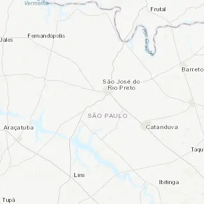 Map showing location of Bady Bassitt (-20.918060, -49.445280)