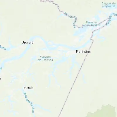 Map showing location of Barreirinha (-2.793330, -57.070000)