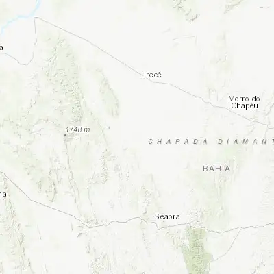 Map showing location of Barro Alto (-11.760830, -41.911670)