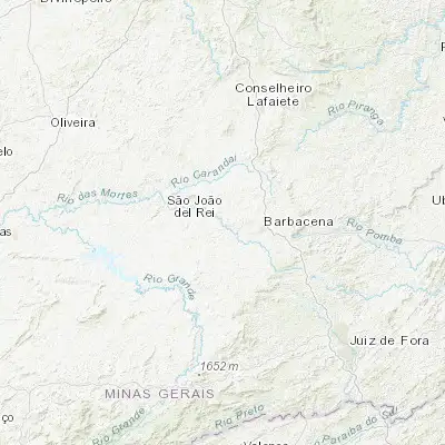 Map showing location of Barroso (-21.186940, -43.975830)