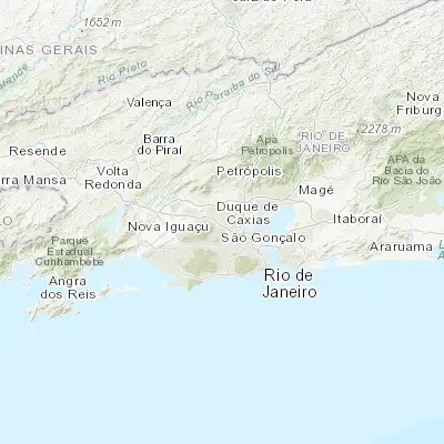 Map showing location of Belford Roxo (-22.764170, -43.399440)