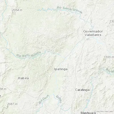 Map showing location of Belo Oriente (-19.220000, -42.483610)