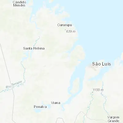 Map showing location of Bequimão (-2.448890, -44.782500)