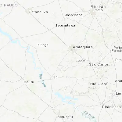 Map showing location of Boa Esperança do Sul (-21.992500, -48.390830)