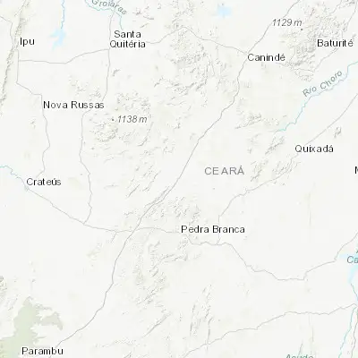 Map showing location of Boa Viagem (-5.127500, -39.732220)