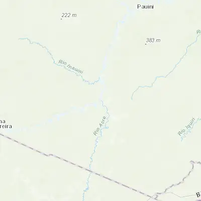 Map showing location of Boca do Acre (-8.752220, -67.397780)