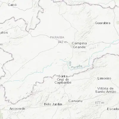 Map showing location of Boqueirão (-7.482370, -36.134220)