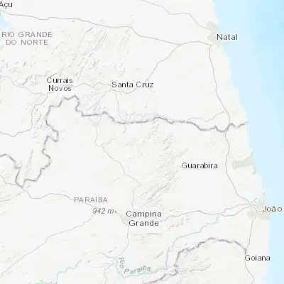 Map showing location of Cacimba de Dentro (-6.641670, -35.790000)