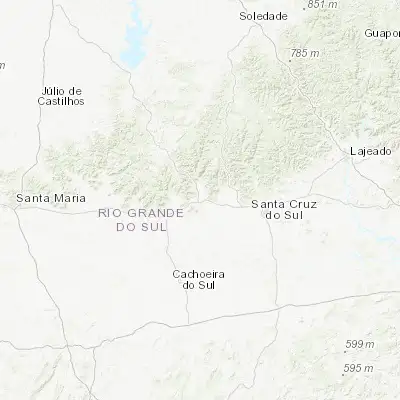 Map showing location of Candelária (-29.669170, -52.788890)