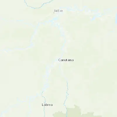 Map showing location of Canutama (-6.533890, -64.383060)