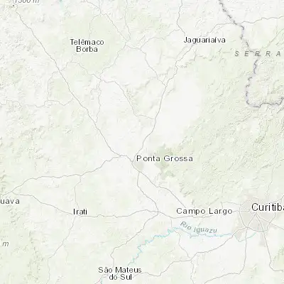 Map showing location of Carambeí (-24.952600, -50.115900)