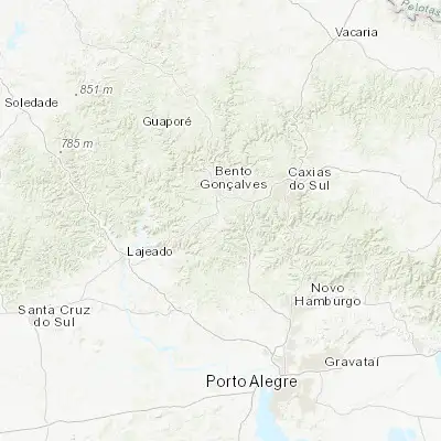 Map showing location of Carlos Barbosa (-29.297500, -51.503610)