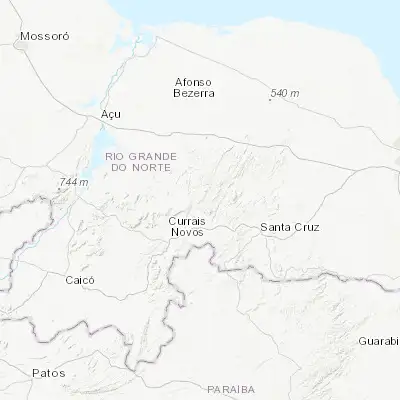 Map showing location of Cerro Corá (-6.045560, -36.345830)