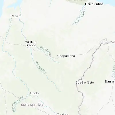 Map showing location of Chapadinha (-3.741670, -43.360280)