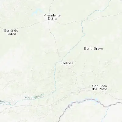 Map showing location of Colinas (-6.025830, -44.249170)