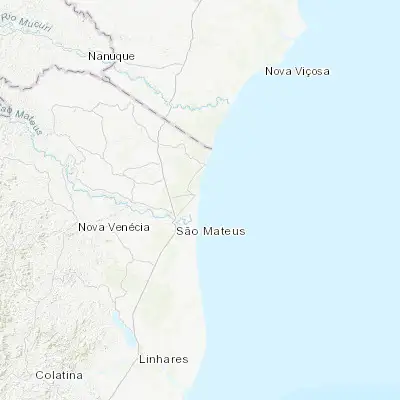 Map showing location of Conceição da Barra (-18.593330, -39.732220)